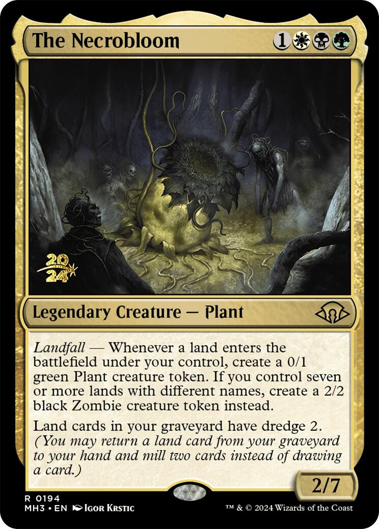 The Necrobloom [Modern Horizons 3 Prerelease Promos] | Good Games Cannington