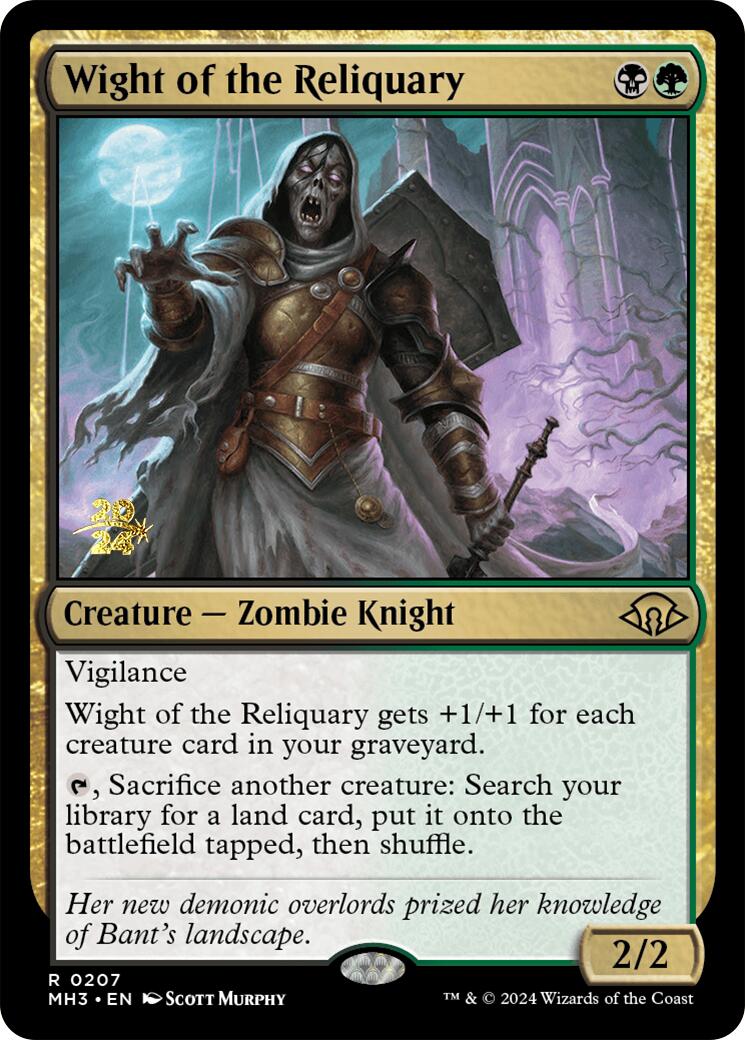 Wight of the Reliquary [Modern Horizons 3 Prerelease Promos] | Good Games Cannington