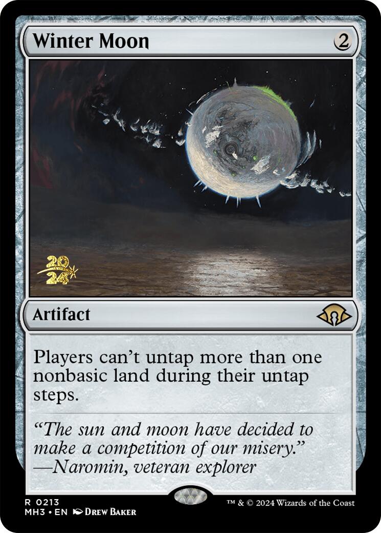 Winter Moon [Modern Horizons 3 Prerelease Promos] | Good Games Cannington