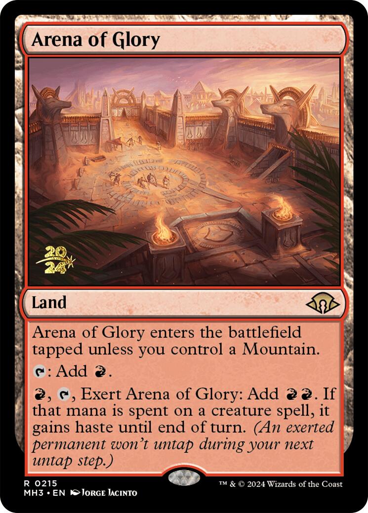 Arena of Glory [Modern Horizons 3 Prerelease Promos] | Good Games Cannington