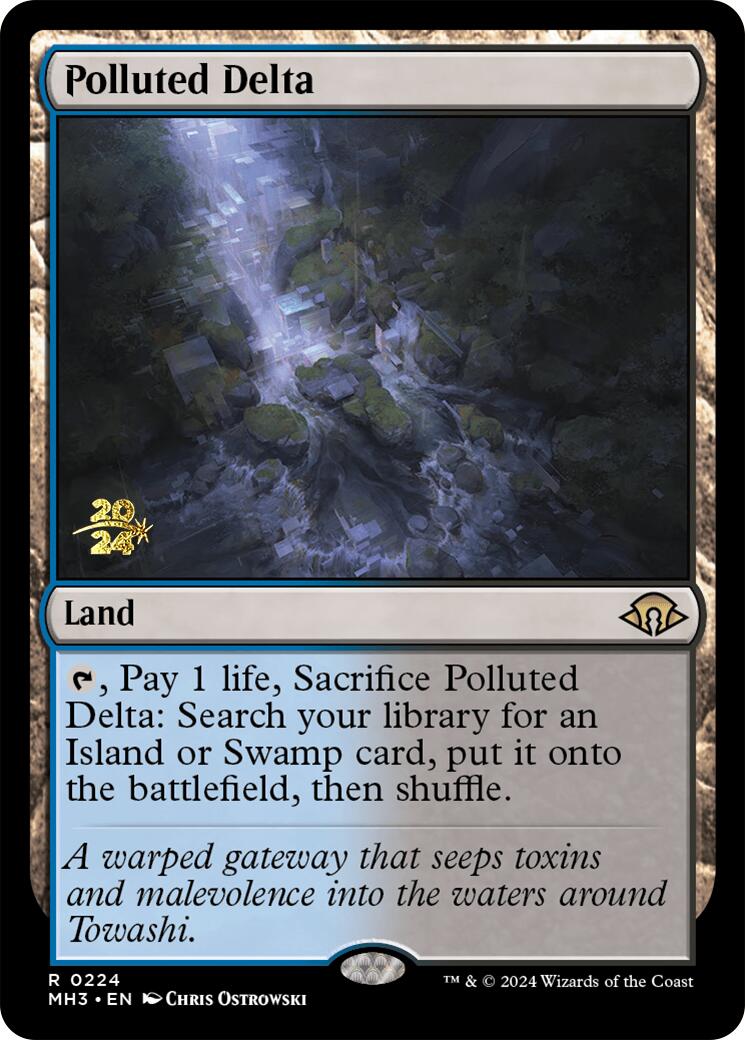 Polluted Delta [Modern Horizons 3 Prerelease Promos] | Good Games Cannington