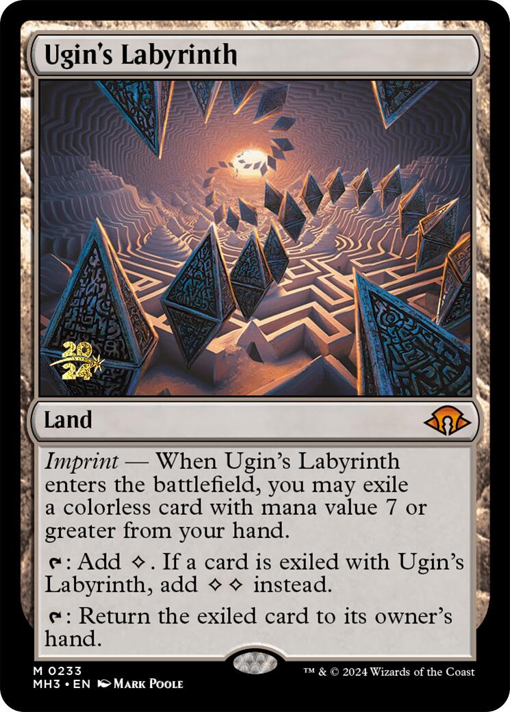 Ugin's Labyrinth [Modern Horizons 3 Prerelease Promos] | Good Games Cannington