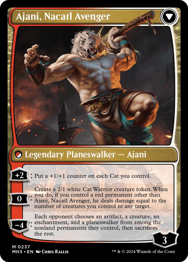 Ajani, Nacatl Pariah [Modern Horizons 3 Prerelease Promos] | Good Games Cannington