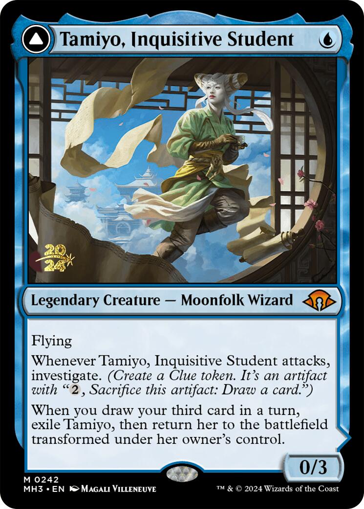 Tamiyo, Inquisitive Student [Modern Horizons 3 Prerelease Promos] | Good Games Cannington