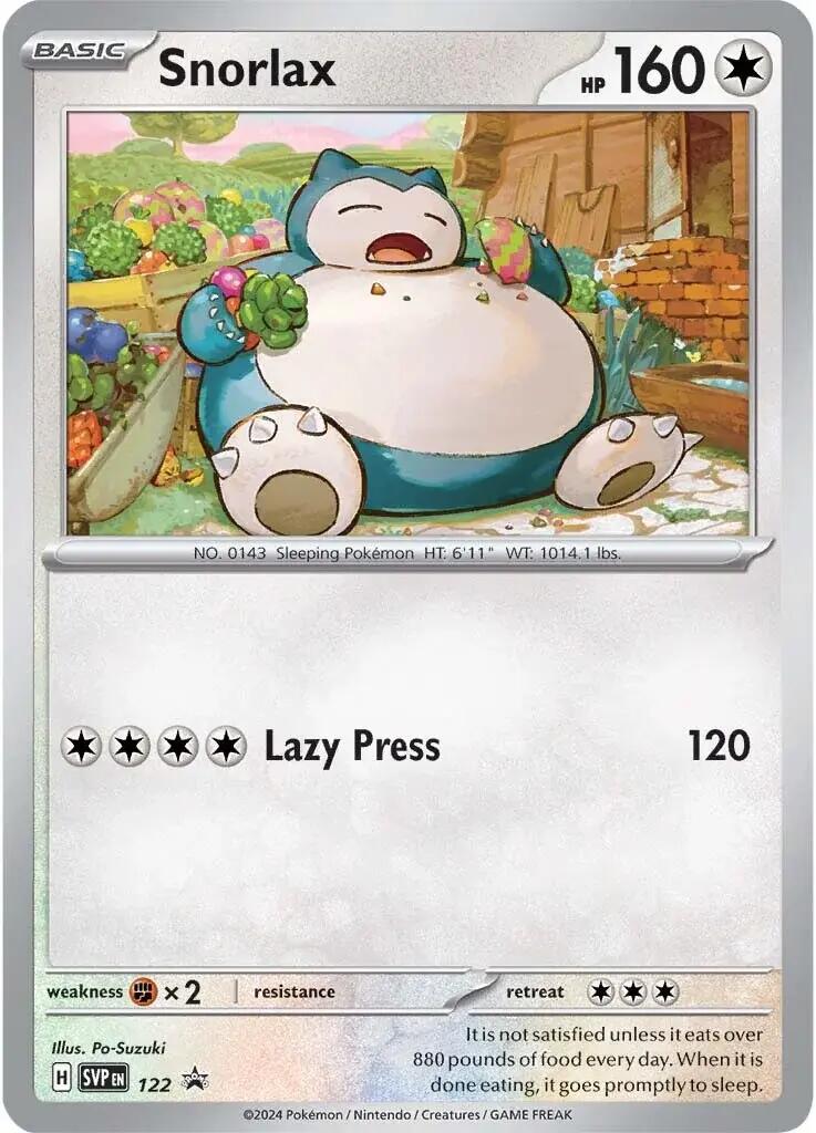 Snorlax (122) [Scarlet & Violet: Black Star Promos] | Good Games Cannington