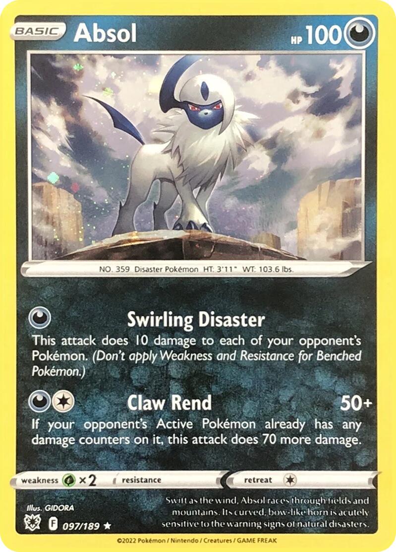 Absol (097/189) (Cosmos Holo) [Miscellaneous Cards] | Good Games Cannington