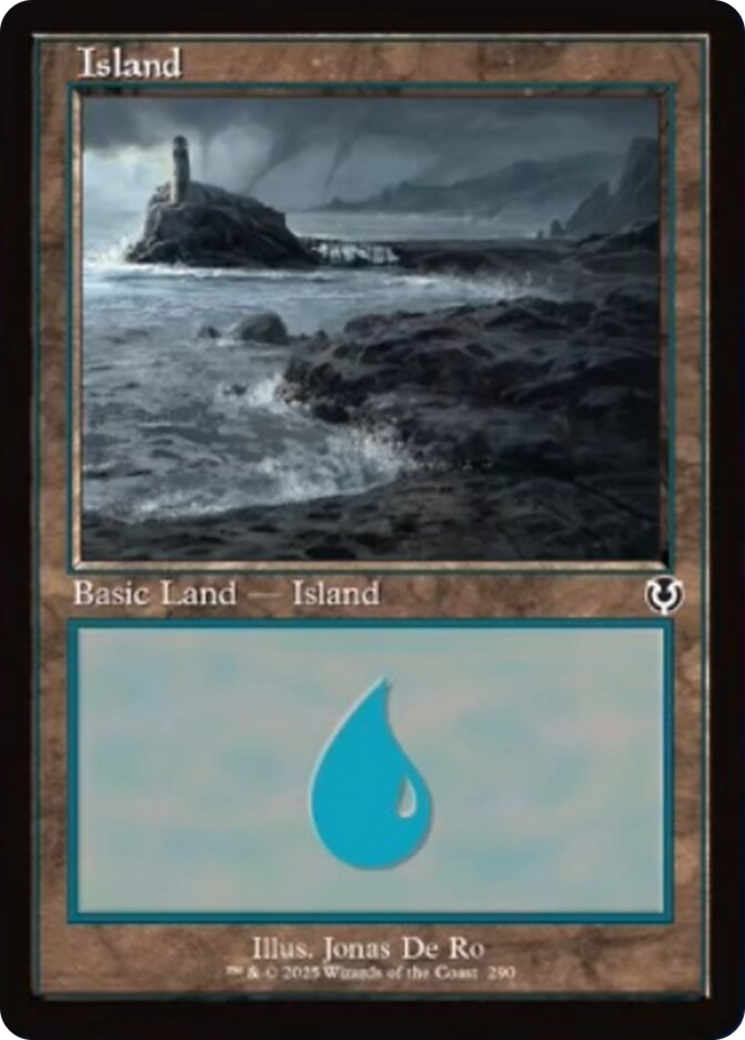 Island (290) (Retro Frame) [Innistrad Remastered] | Good Games Cannington
