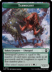 Tarmogoyf // Goblin Double-Sided Token [Modern Horizons 3 Commander Tokens] | Good Games Cannington