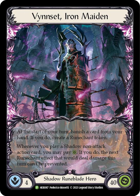 Vynnset, Iron Maiden [HER087] (Promo)  Cold Foil | Good Games Cannington