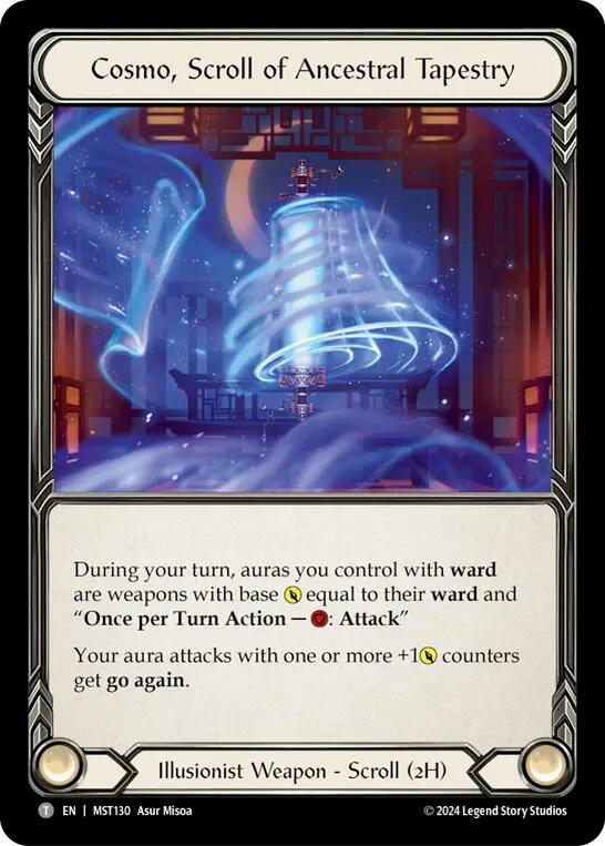 Cosmo, Scroll of Ancestral Tapestry // Beckoning Mistblade [MST130 // MST003] (Part the Mistveil) | Good Games Cannington