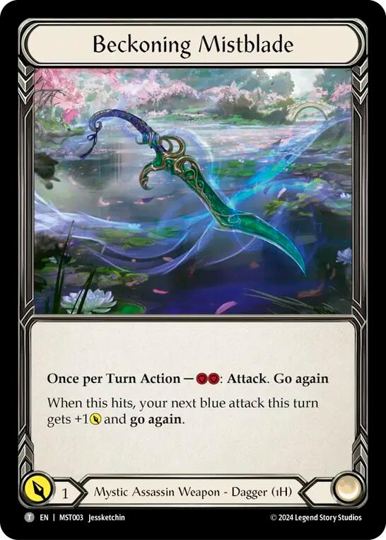 Cosmo, Scroll of Ancestral Tapestry // Beckoning Mistblade [MST130 // MST003] (Part the Mistveil) | Good Games Cannington