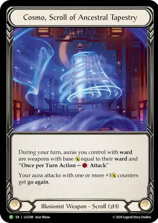 Cosmo, Scroll of Ancestral Tapestry [LGS298] (Promo)  Cold Foil | Good Games Cannington