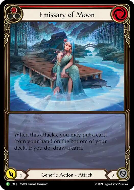 Emissary of Moon [LGS299] (Promo)  Rainbow Foil | Good Games Cannington