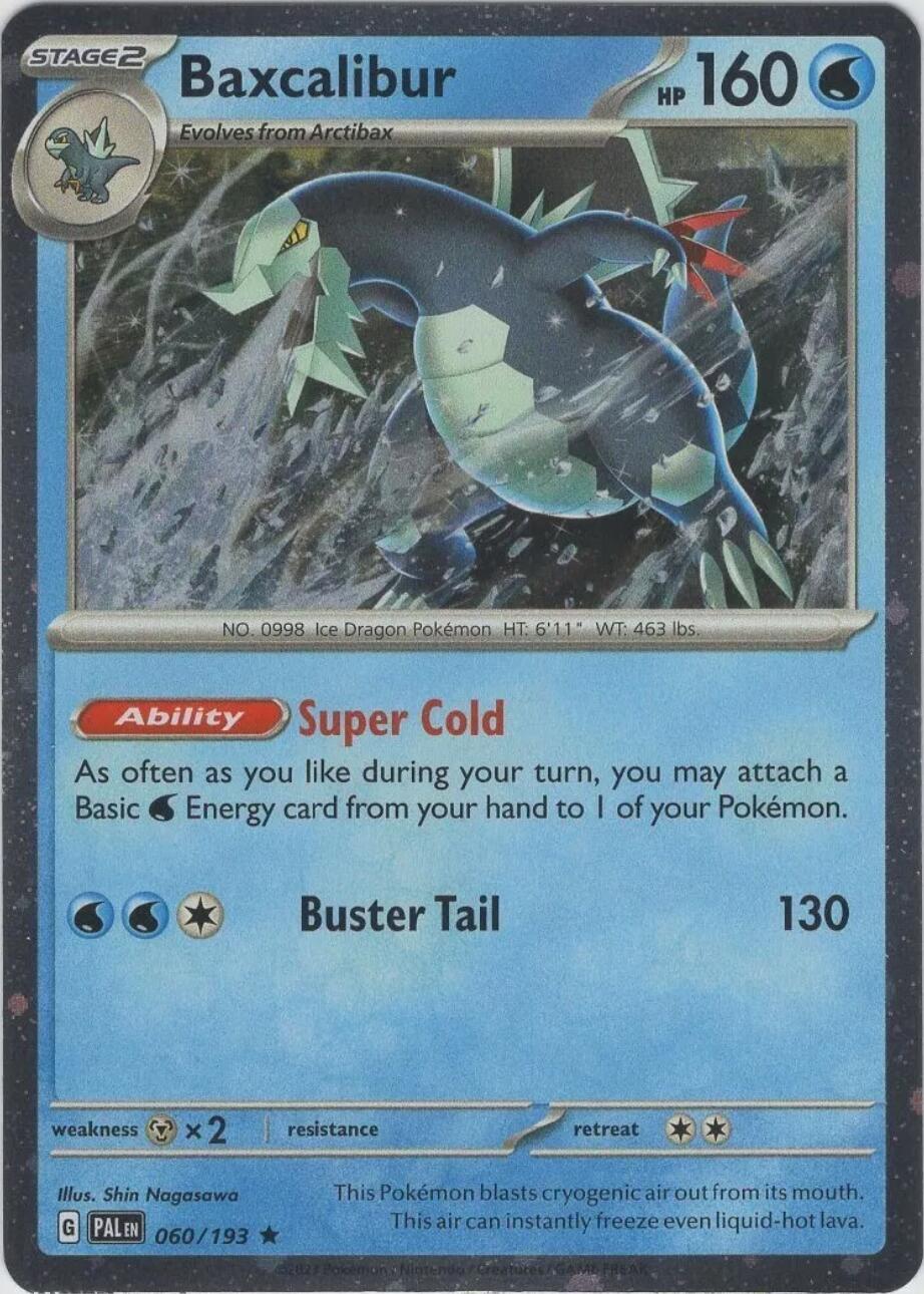 Baxcalibur (060/193) (Cosmos Holo) [Miscellaneous Cards] | Good Games Cannington