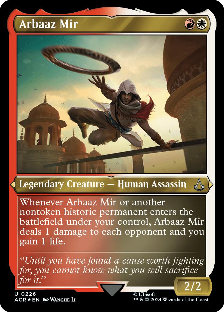 Arbaaz Mir (Foil Etched) [Assassin's Creed] | Good Games Cannington