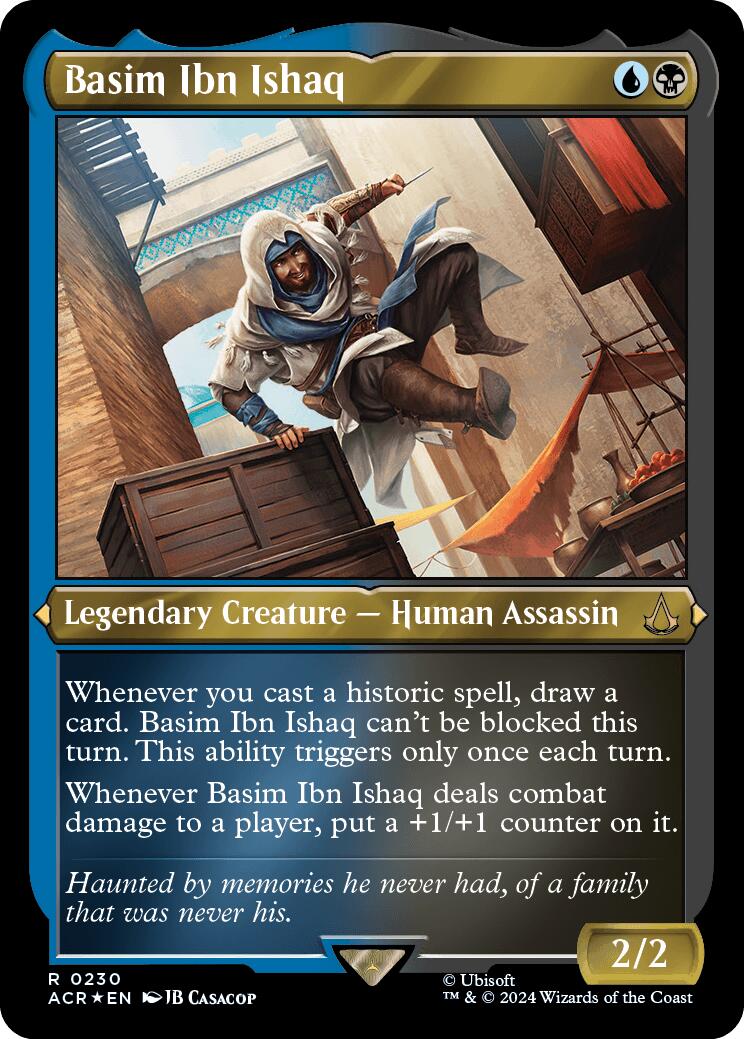Basim Ibn Ishaq (Foil Etched) [Assassin's Creed] | Good Games Cannington