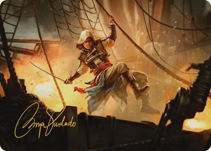 Edward Kenway Art Card (Gold-Stamped Signature) [Assassin's Creed Art Series] | Good Games Cannington
