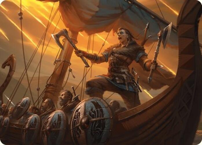 Eivor, Battle-Ready Art Card [Assassin's Creed Art Series] | Good Games Cannington