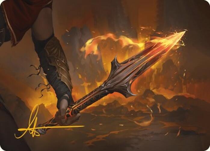 The Spear of Leonidas Art Card (Gold-Stamped Signature) [Assassin's Creed Art Series] | Good Games Cannington