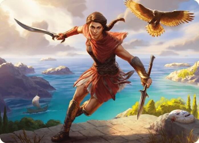 Kassandra, Eagle Bearer Art Card [Assassin's Creed Art Series] | Good Games Cannington