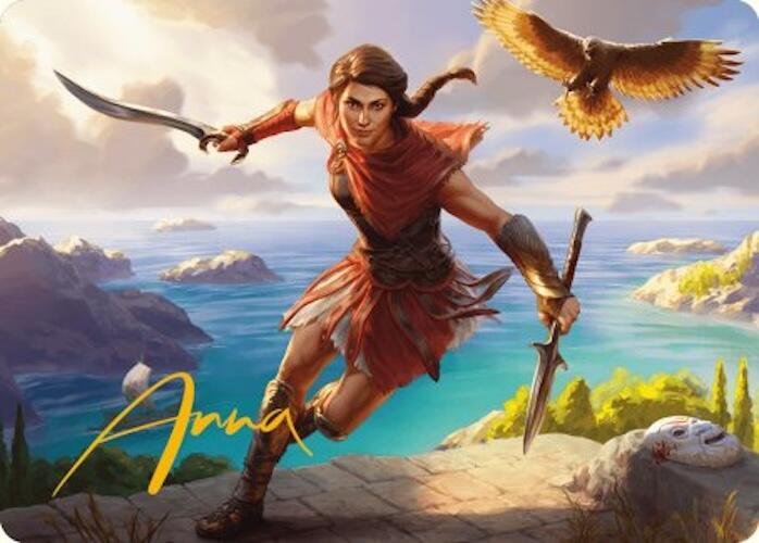 Kassandra, Eagle Bearer Art Card (Gold-Stamped Signature) [Assassin's Creed Art Series] | Good Games Cannington