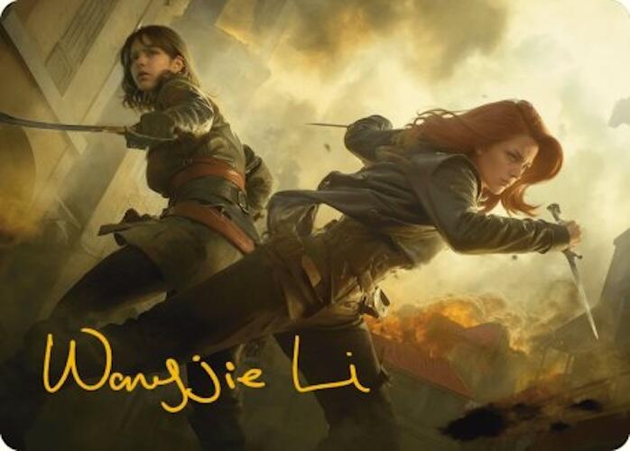 Mary Read and Anne Bonny Art Card (Gold-Stamped Signature) [Assassin's Creed Art Series] | Good Games Cannington