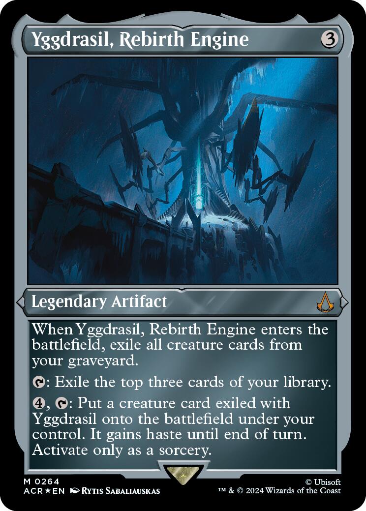 Yggdrasil, Rebirth Engine (Foil Etched) [Assassin's Creed] | Good Games Cannington