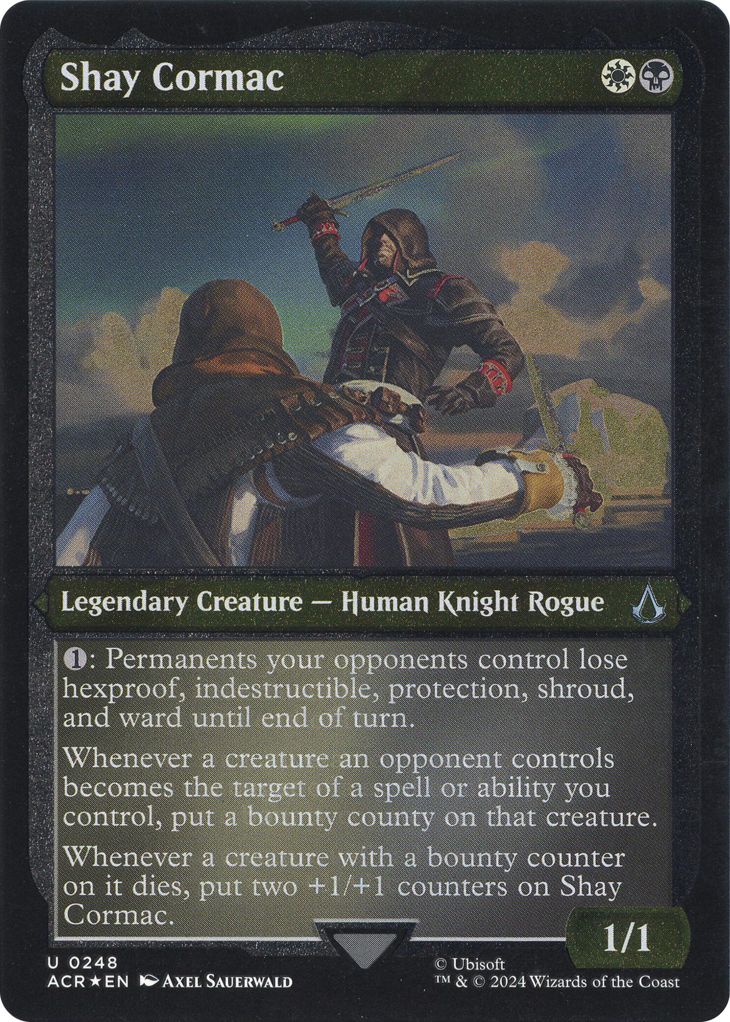 Shay Cormac (Foil Etched) [Assassin's Creed] | Good Games Cannington