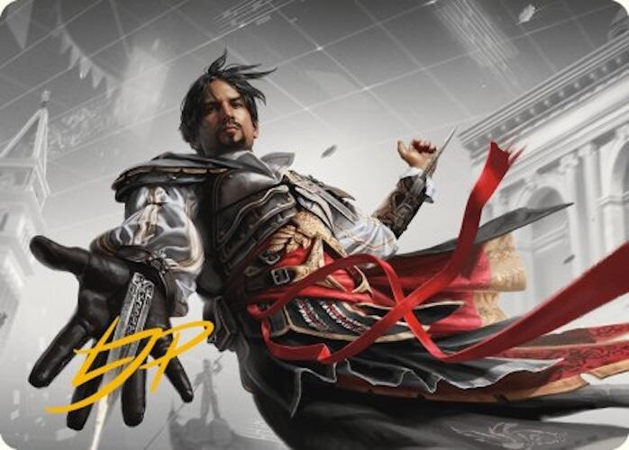 Ezio Auditore da Firenze Art Card (Gold-Stamped Signature) [Assassin's Creed Art Series] | Good Games Cannington