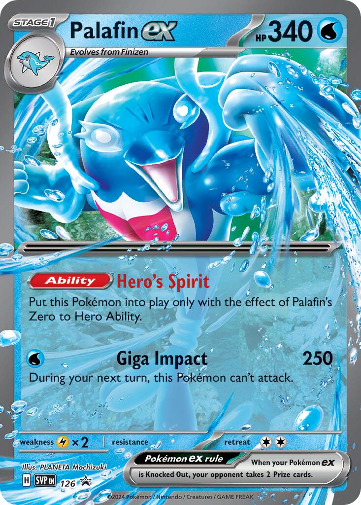 Palafin ex (126) [Scarlet & Violet: Black Star Promos] | Good Games Cannington