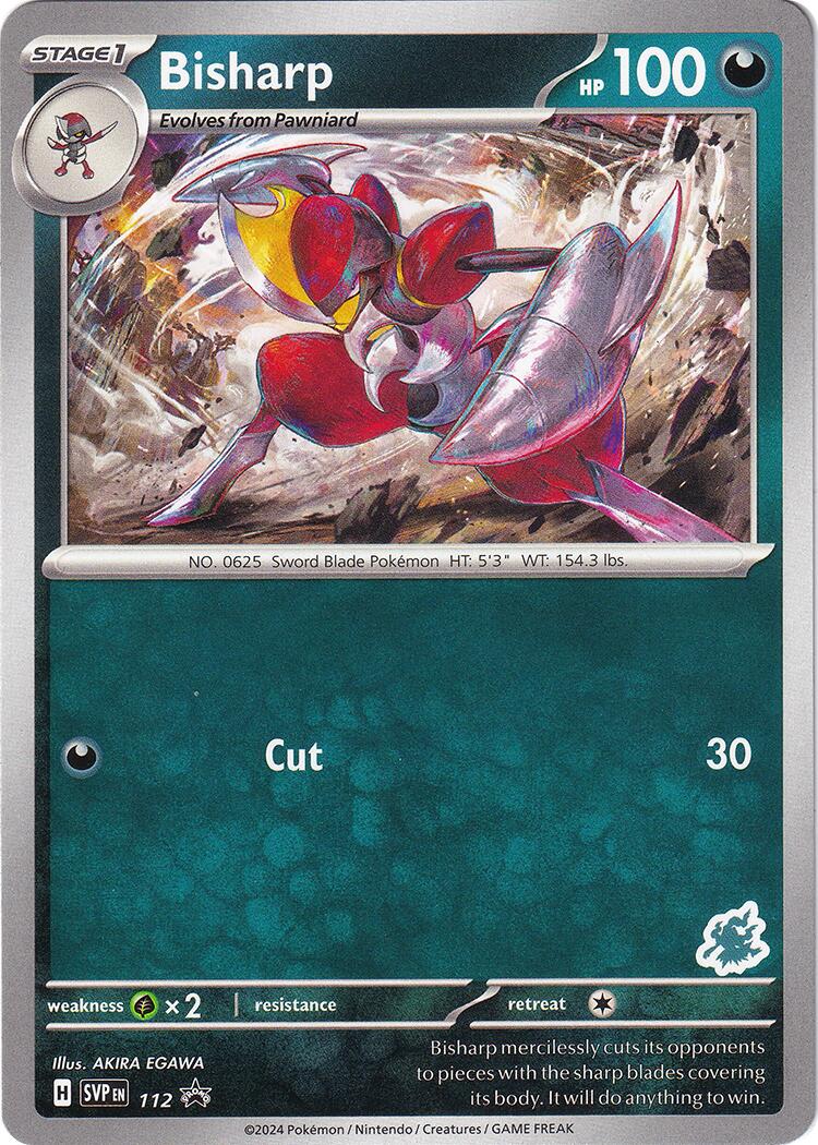 Bisharp (112) (Darkrai Deck) [Battle Academy 2024] | Good Games Cannington
