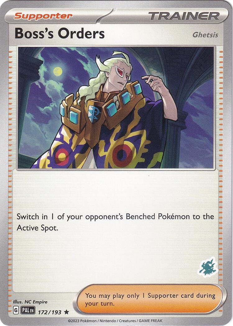 Boss's Orders (172/193) (Darkrai Deck) [Battle Academy 2024] | Good Games Cannington