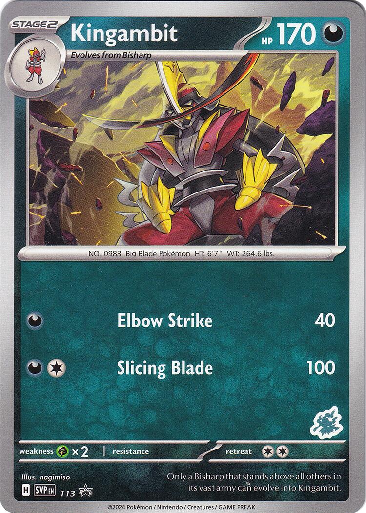 Kingambit (113) (Darkrai Deck) [Battle Academy 2024] | Good Games Cannington