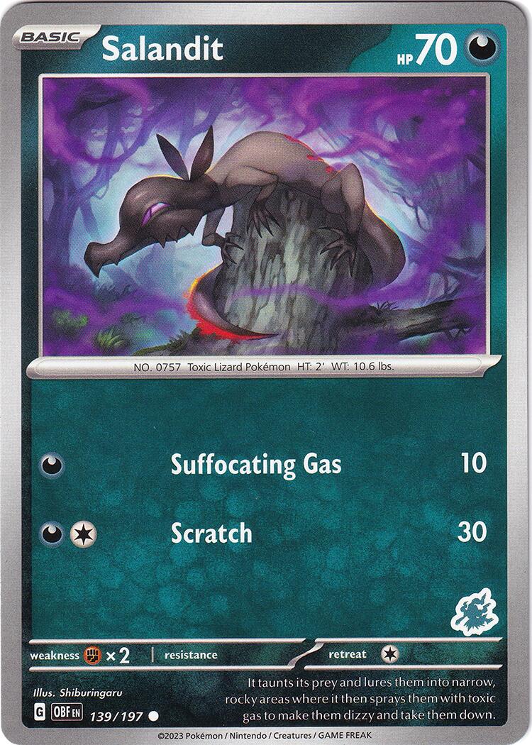 Salandit (139/197) (Darkrai Deck) [Battle Academy 2024] | Good Games Cannington