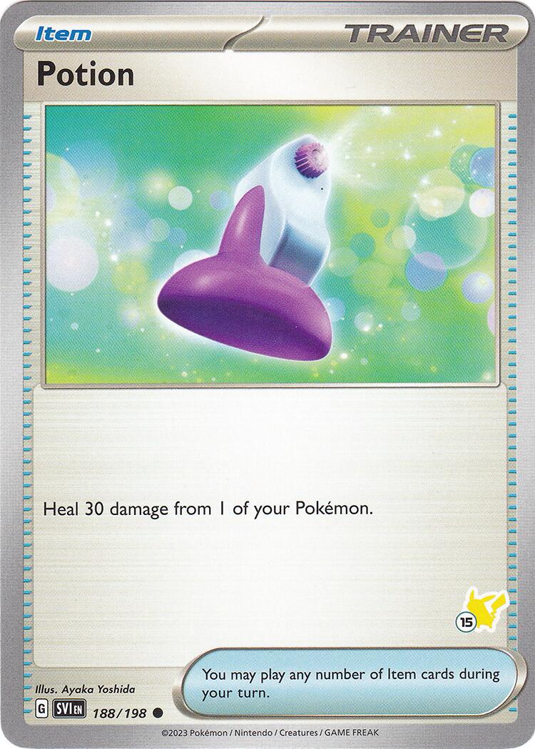 Potion (188/192) (Pikachu Stamp #15) [Battle Academy 2024] | Good Games Cannington