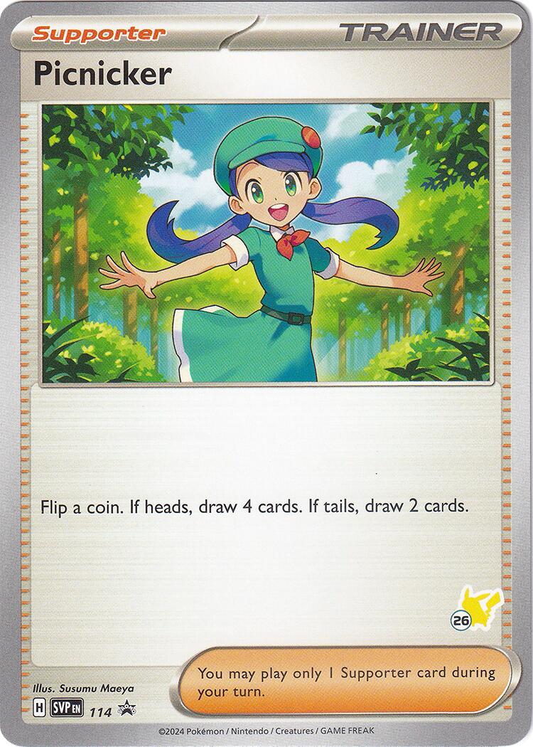 Picnicker (114) (Pikachu Stamp #26) [Battle Academy 2024] | Good Games Cannington