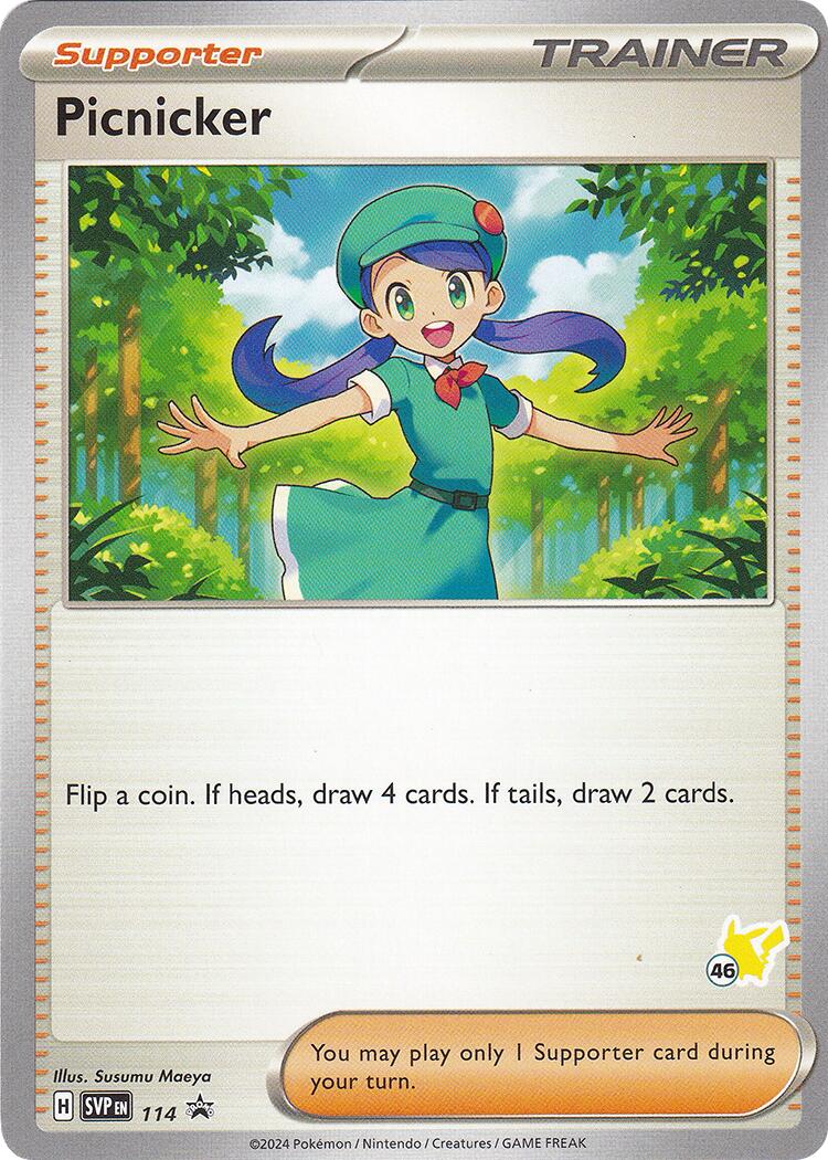 Picnicker (114) (Pikachu Stamp #46) [Battle Academy 2024] | Good Games Cannington