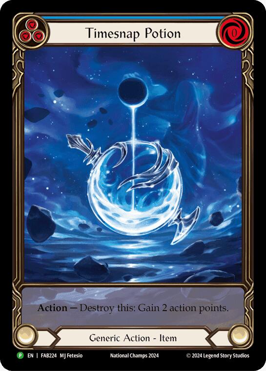 Timesnap Potion [FAB224] (Promo)  Cold Foil | Good Games Cannington
