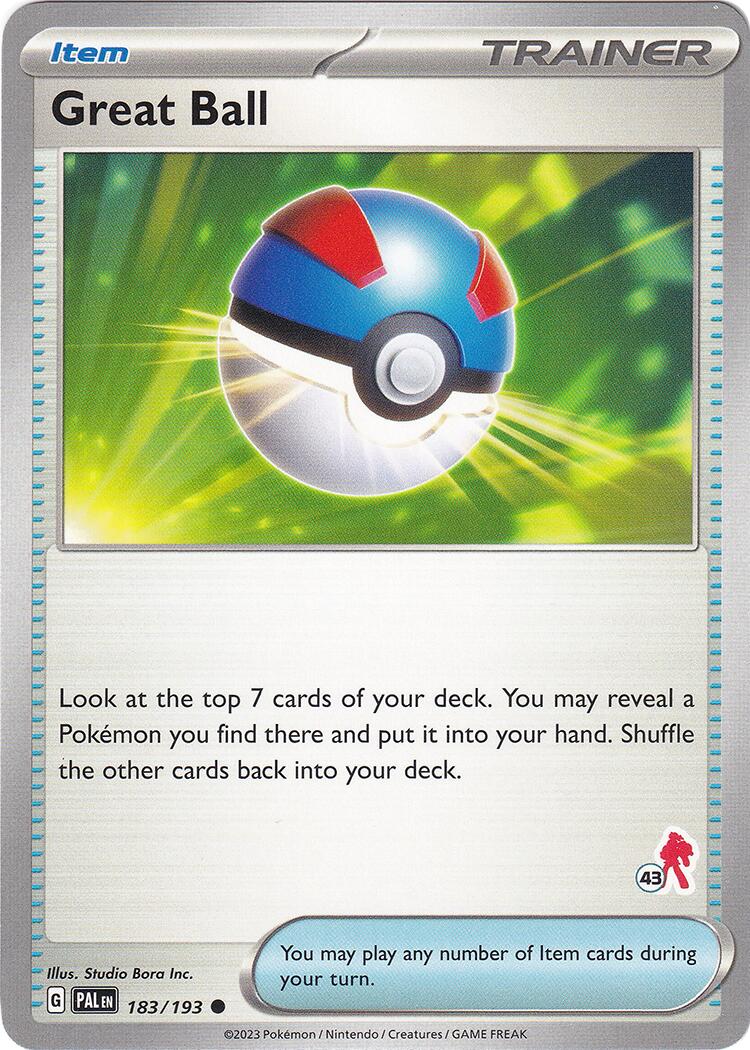 Great Ball (183/193) (Armarouge Stamp #43) [Battle Academy 2024] | Good Games Cannington