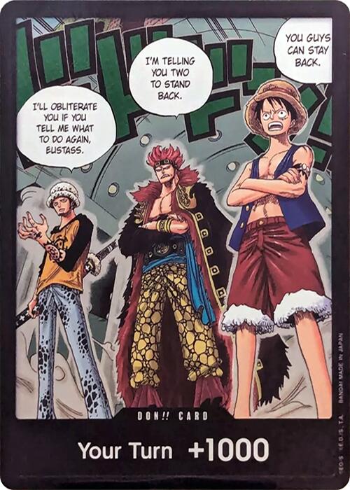 DON!! Card (Trafalgar Law, Eustass Kid and Monkey.D.Luffy) (Double Pack Set Vol. 4) [500 Years in the Future] | Good Games Cannington