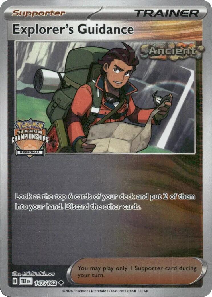 Explorer's Guidance (147/162) (2023 Regional Championships) [League & Championship Cards] | Good Games Cannington