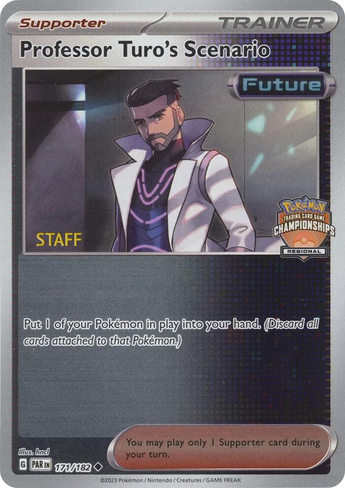 Professor Turo's Scenario (171/182) (2023 Regional Championships Staff) [League & Championship Cards] | Good Games Cannington