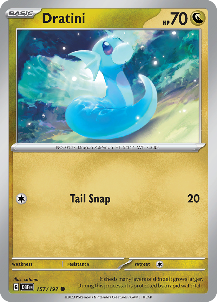 Dratini (157/197) [Scarlet & Violet: Obsidian Flames] | Good Games Cannington