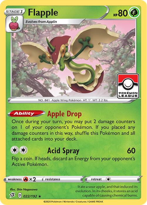 Flapple (022/192) (2024 League Promo) [League & Championship Cards] | Good Games Cannington