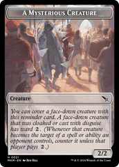 Ooze // A Mysterious Creature Double-Sided Token [Murders at Karlov Manor Tokens] | Good Games Cannington