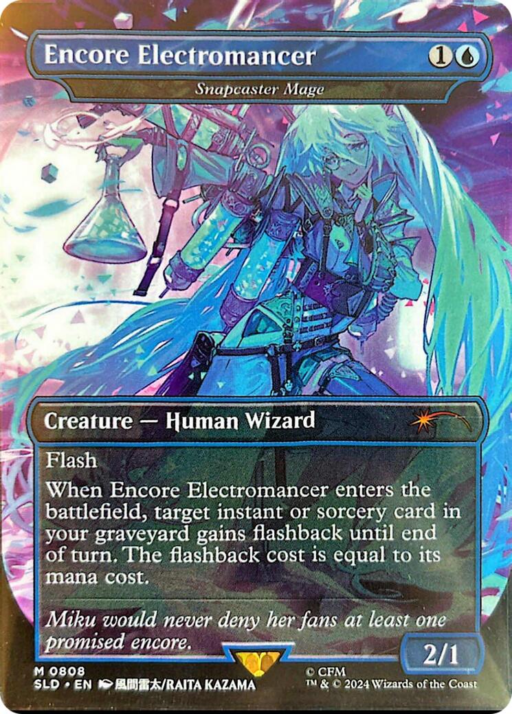 Encore Electromancer - Snapcaster Mage (Rainbow Foil) [Secret Lair Drop Series] | Good Games Cannington