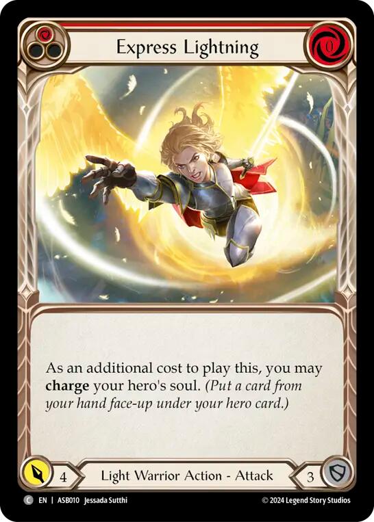 Express Lightning (Red) [ASB010] (Armory Deck: Boltyn) | Good Games Cannington