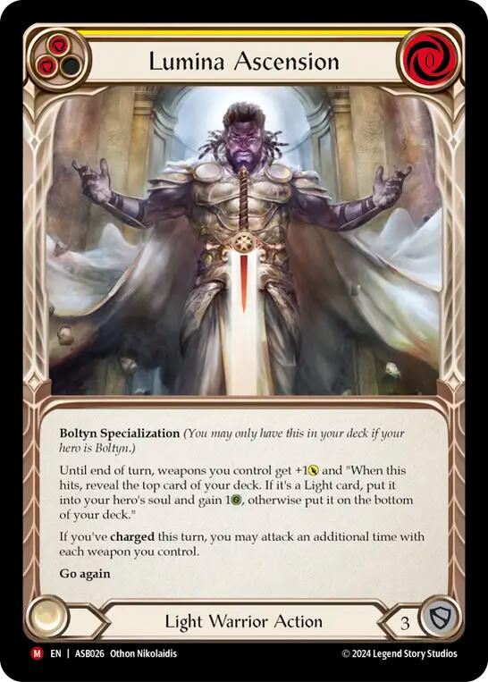 Lumina Ascension [ASB026] (Armory Deck: Boltyn) | Good Games Cannington