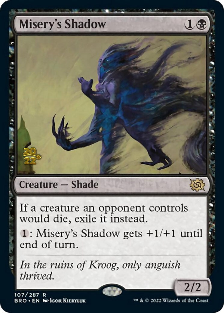 Misery's Shadow [The Brothers' War Prerelease Promos] | Good Games Cannington