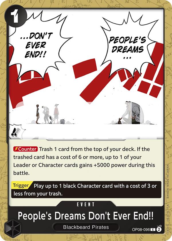 People's Dreams Don't Ever End!! [Two Legends] | Good Games Cannington